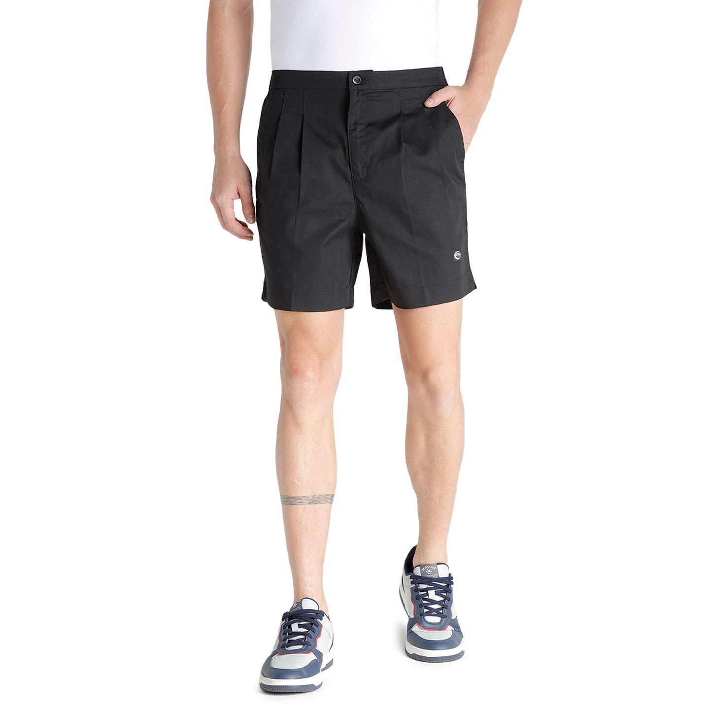 Athlete Mens Shorts Zip Half Elastic