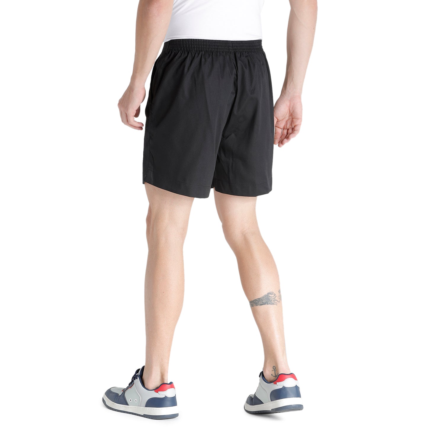 Athlete Mens Shorts Zip Half Elastic