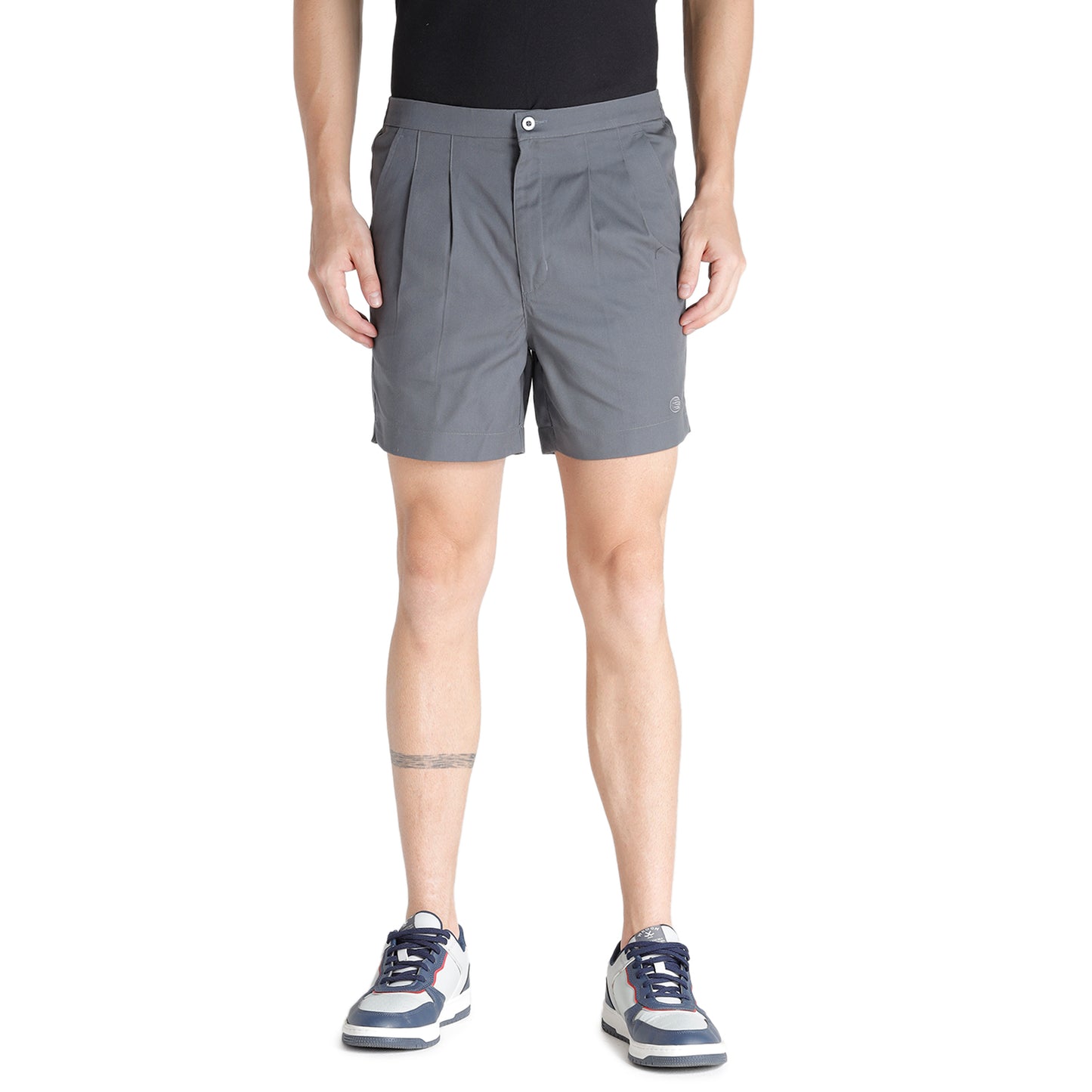 Athlete Mens Shorts Zip Half Elastic