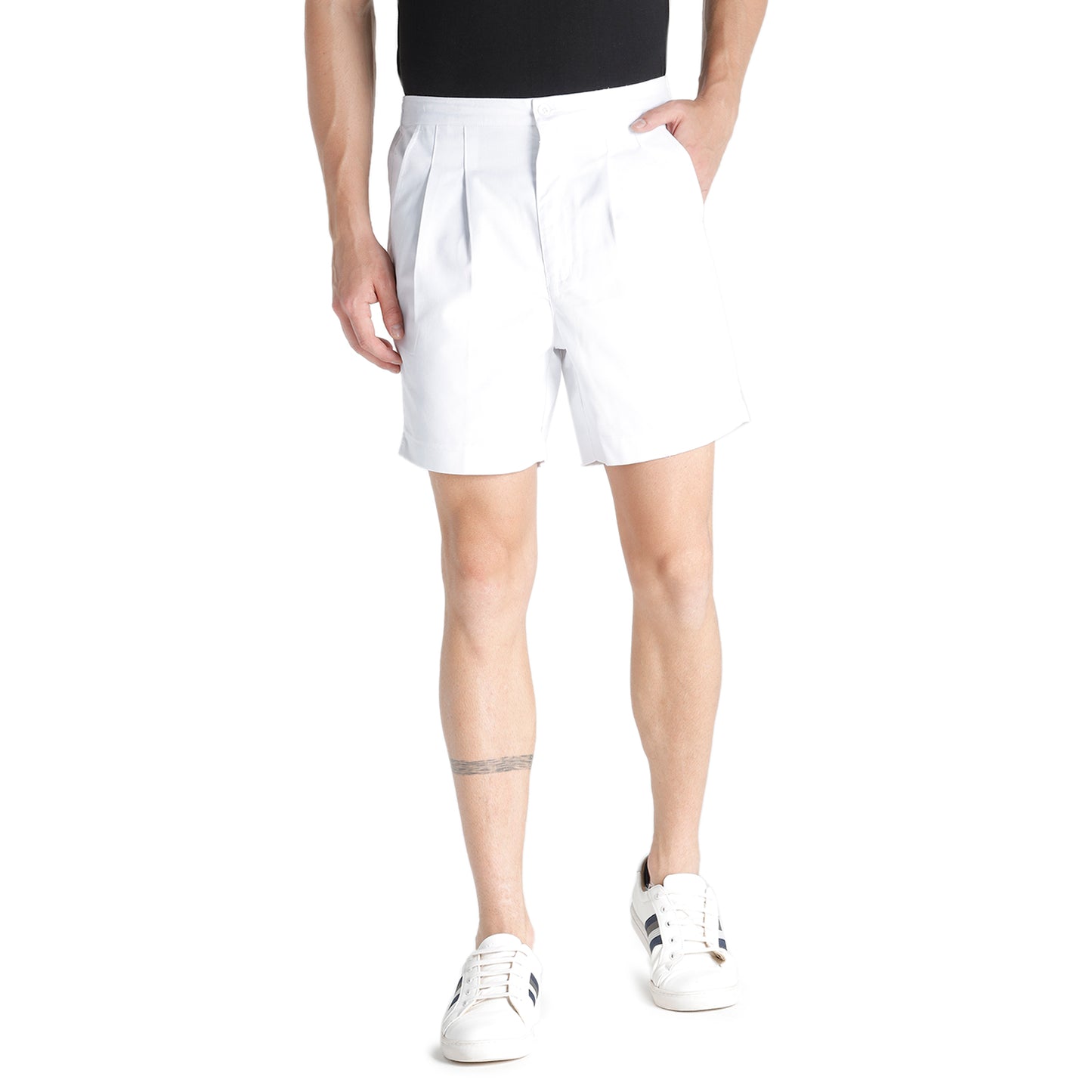 Athlete Mens Shorts Zip Half Elastic